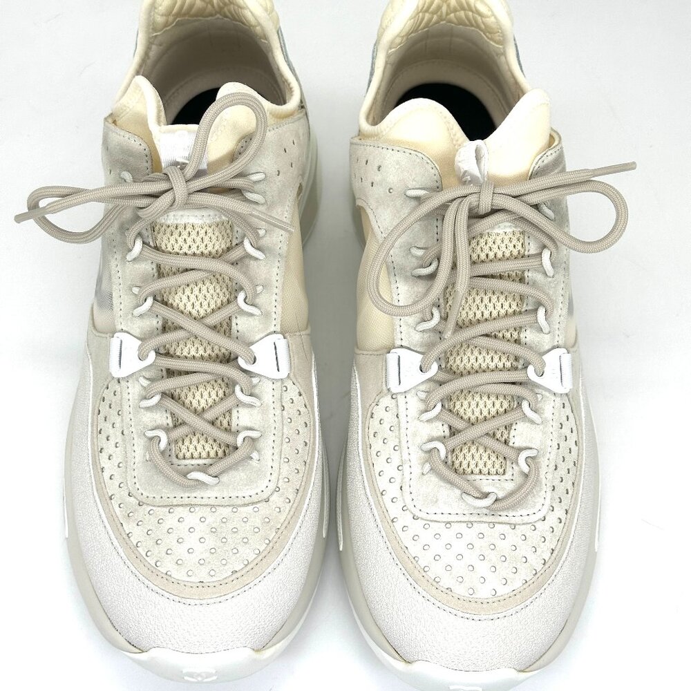 CHANEL 23S 2023 Suede Fabric Mesh CC Sport Sneakers Kicks Shoes Trainers - Picture 6 of 15